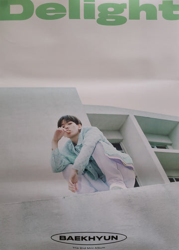 Baekhyun 2nd Mini Album Delight Official Poster - Photo Concept Mint