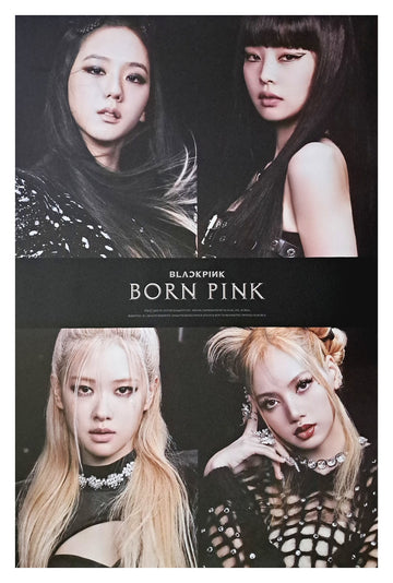 Blackpink 2nd Album Born Pink [Box Set ver.] Official Poster - Photo Concept Black