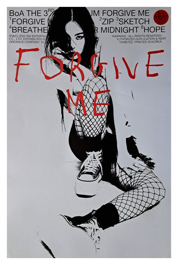 BoA Mini Album Vol. 3 Forgive Me (Forgive Ver.) Official Poster - Photo Concept 1