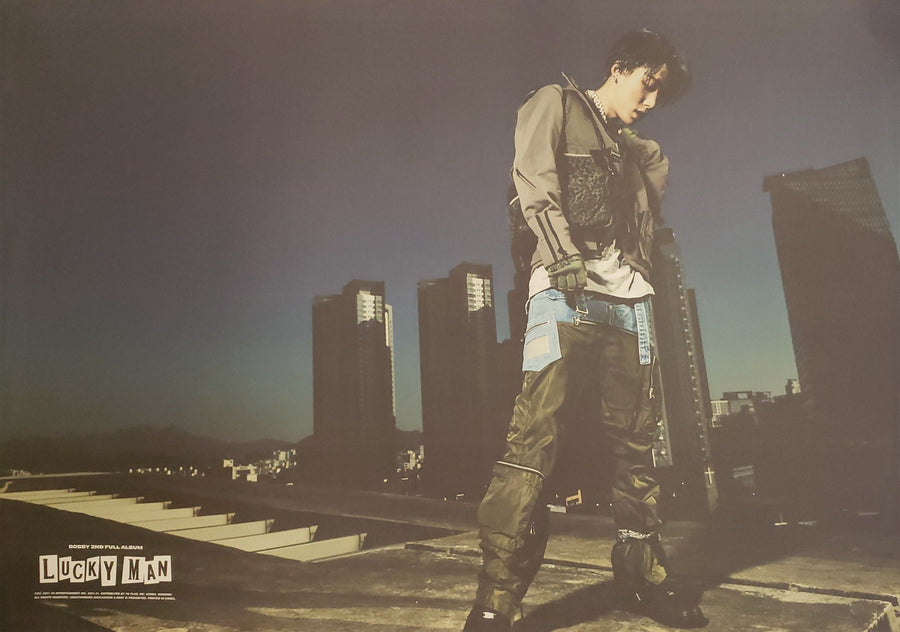 BOBBY 2nd Album LUCKY MAN Official Poster - Photo Concept 1