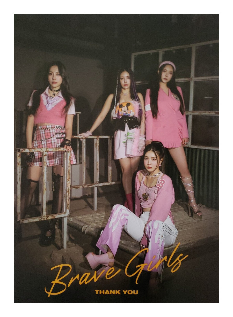 Brave Girls 6th Mini Album Thank You Official Poster - Photo Concept 1