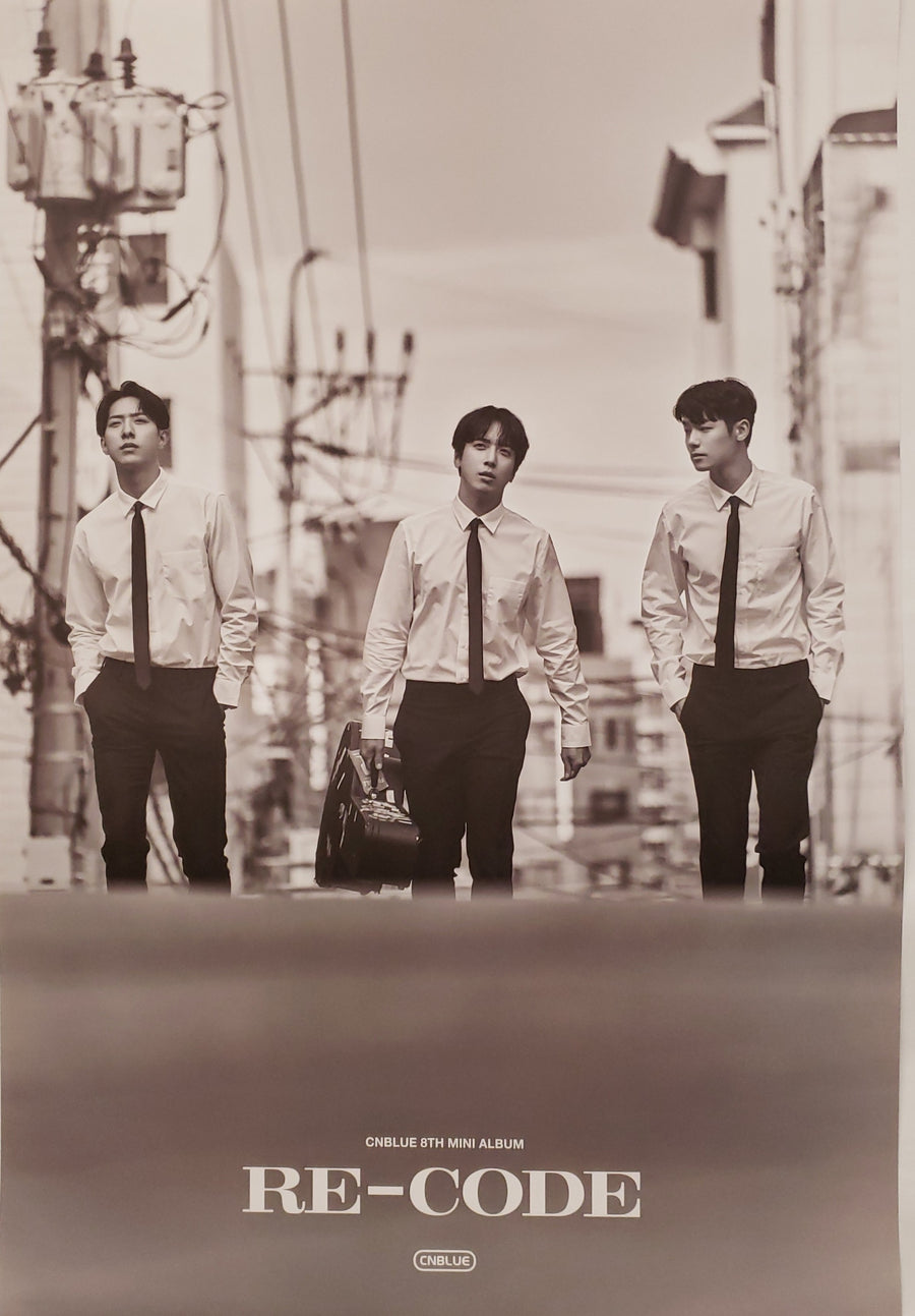 CNBLUE 8th Mini Album RE-CODE Official Poster - Photo Concept Standard