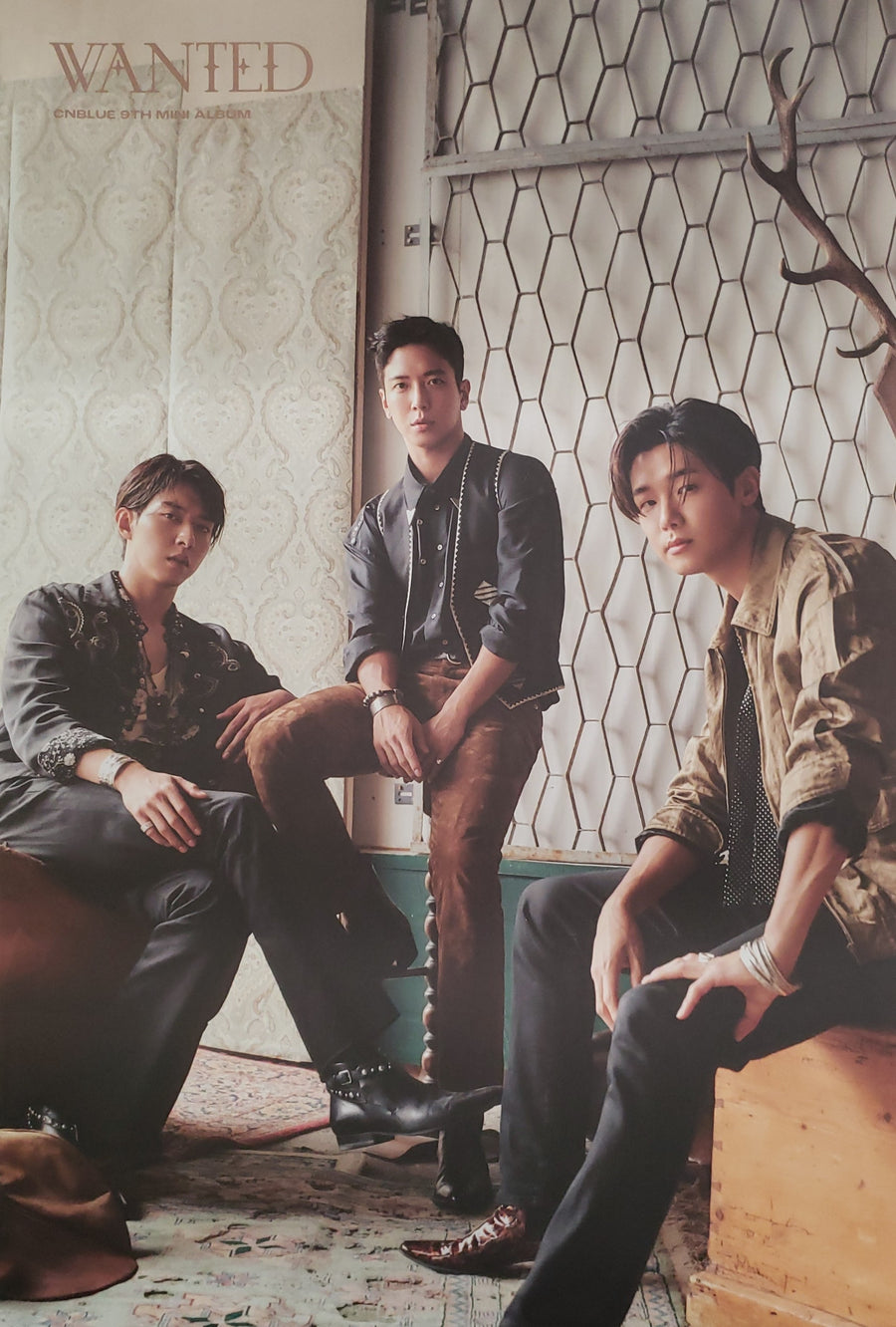 CNBLUE 9th Mini Album Wanted Official Poster - Photo Concept Alive