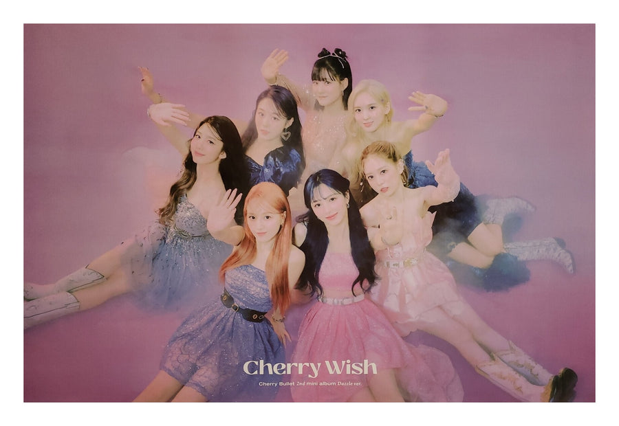 Cherry Bullet 2nd Mini Album Cherry Wish Official Poster - Photo Concept Dazzle