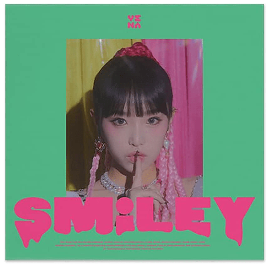 yena smiley behind book イェナ ✰ yena 1st mini album 'smiley' unboxing ✰ - YouTube