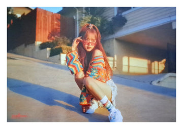 Choi Yoojung 1st Single Album Sunflower Official Poster - Photo Concept Swag