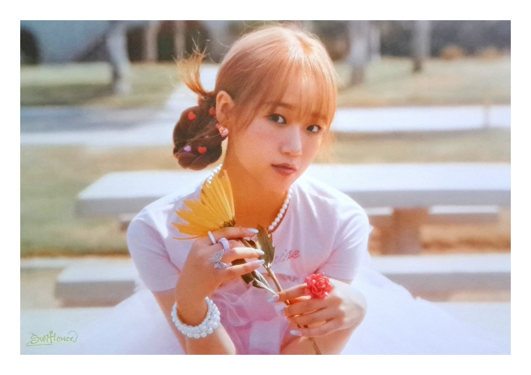 Choi Yoojung 1st Single Album Sunflower Official Poster Photo Concep