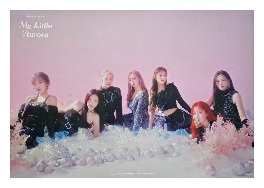 Cignature 3rd EP Album My Little Aurora Official Poster - Photo Concept Jupiter