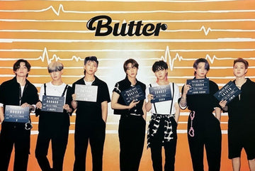 BTS SINGLE ALBUM BUTTER Official Poster - Cream Version