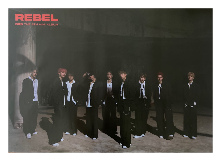 DKB 4th Mini Album Rebel Official Poster - Photo Concept 2