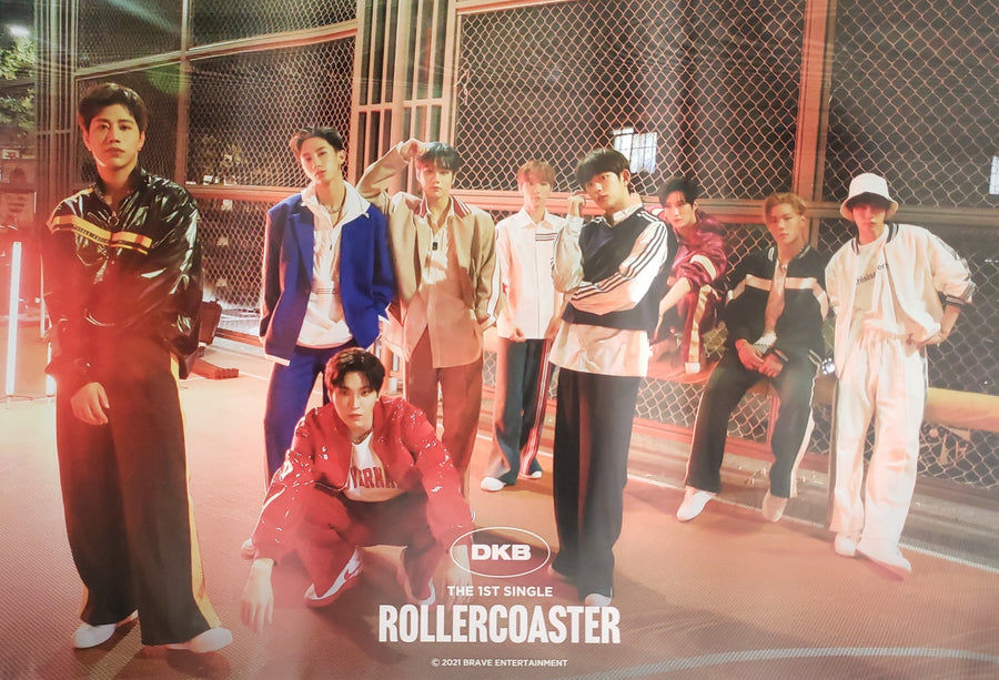 DKB 1st Single Album Rollercoaster Official Poster - Photo Concept 1