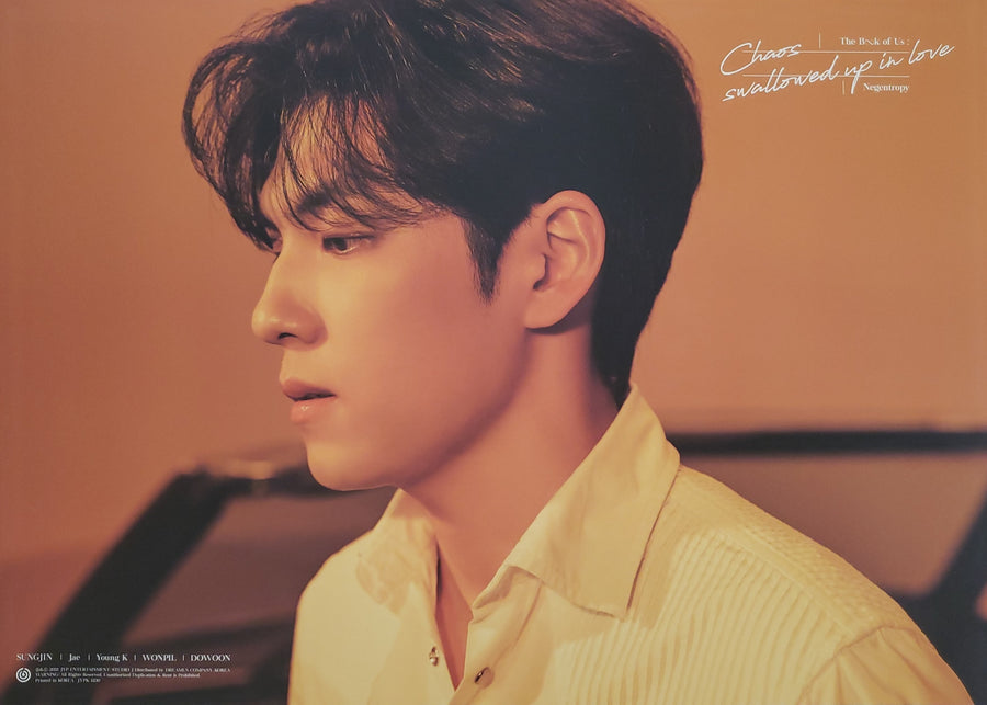 DAY6 7th Mini Album The Book of Us : Negentropy Chaos swallowed up in love Official Poster - Photo Concept Wonpil