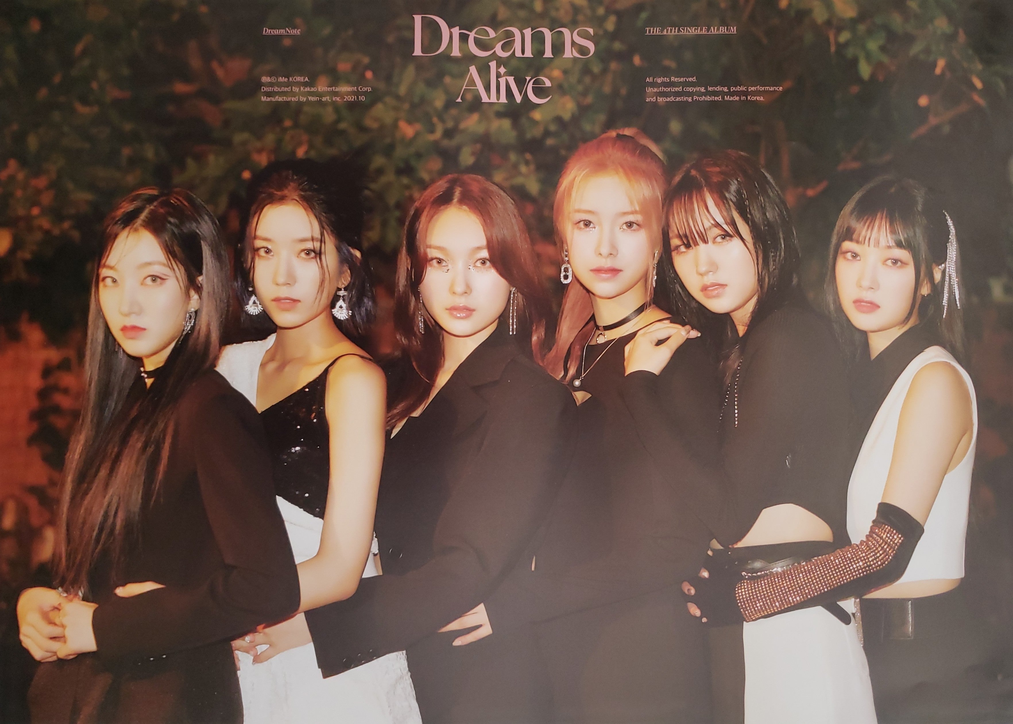 DreamNote 4th Single Album Dreams Alive Official Poster - Photo Concep ...