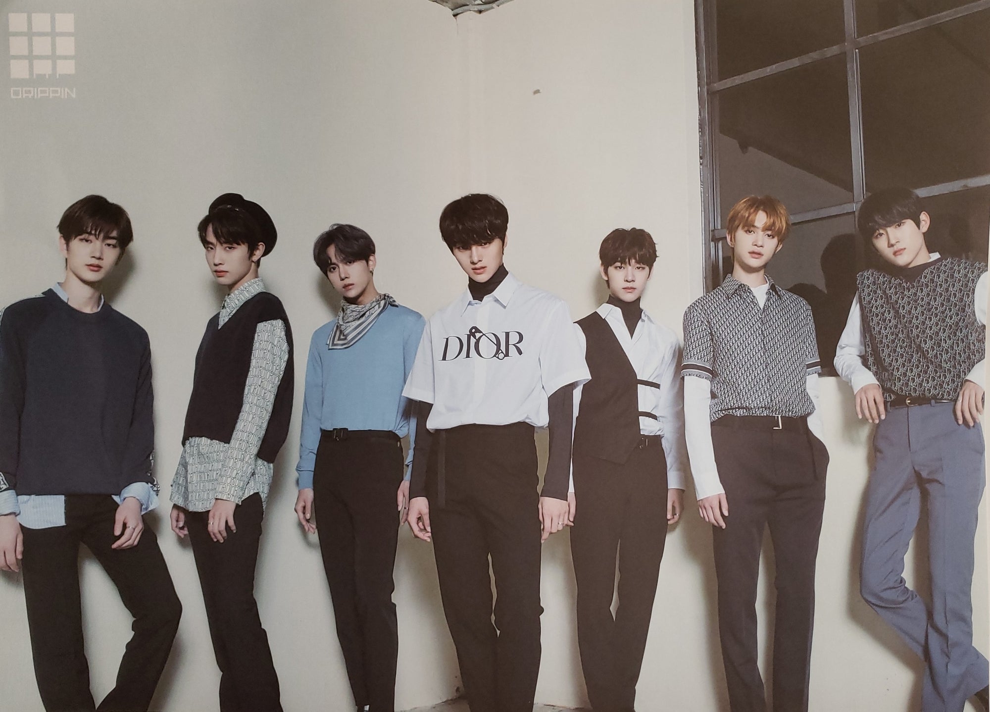 DRIPPIN 1st Mini Album Boyager Official Poster - Photo Concept B