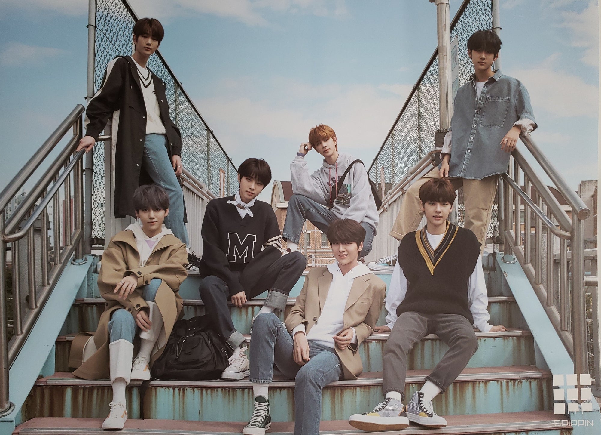 DRIPPIN 1st Mini Album Boyager Official Poster - Photo Concept A