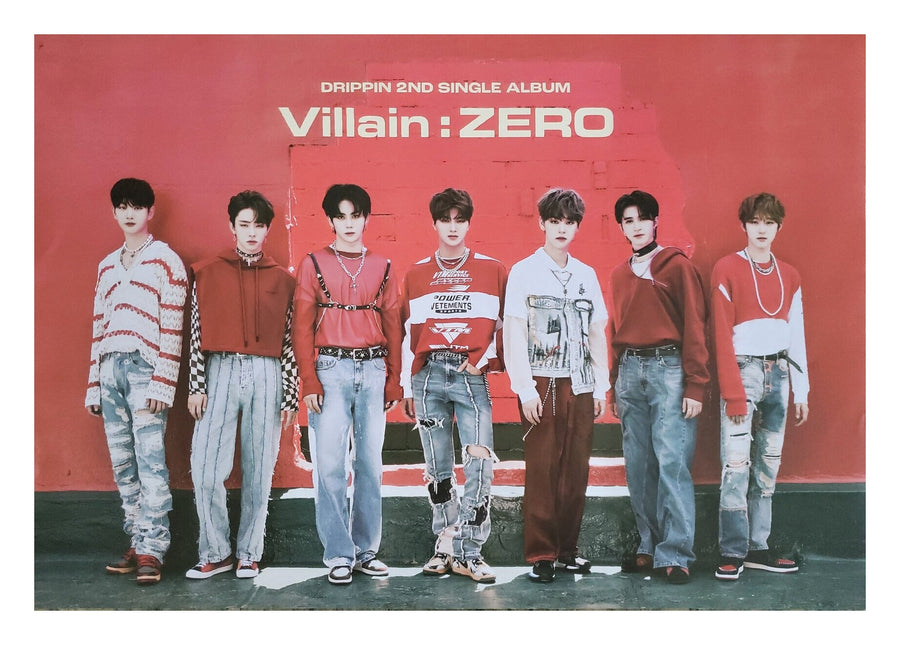 Drippin 2nd Single Album Villain : Zero Official Poster - Photo Concept A