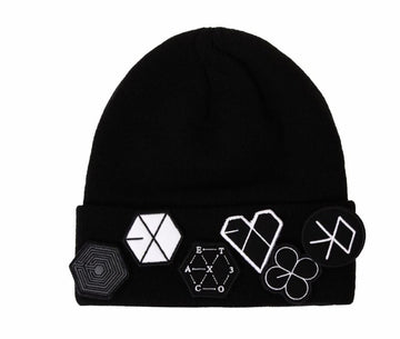 EXO SM Official Beanie with Album Logos Embroidered