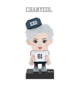 EXO - Paper Toy 5TH Anniversary Package Photocard Sticker Official 9 Members Set