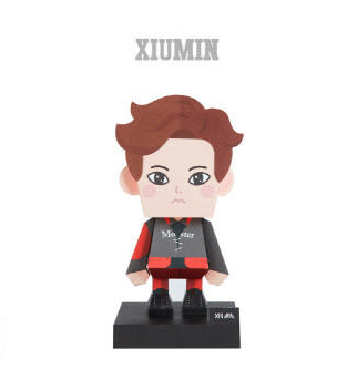 EXO - Paper Toy 5TH Anniversary Package Photocard Sticker Official 9 Members Set