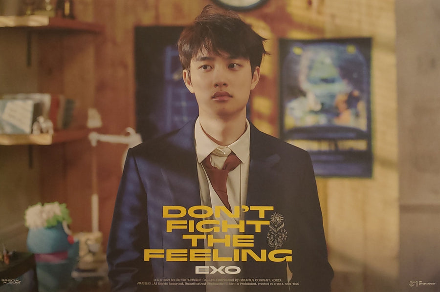 EXO SPECIAL ALBUM DON'T FIGHT THE FEELING (EXPANSION VER) Official Poster - D.O. Version