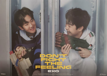 EXO SPECIAL ALBUM DON'T FIGHT THE FEELING (EXPANSION VER) Official Poster - Xiumin & Baekhyun Version