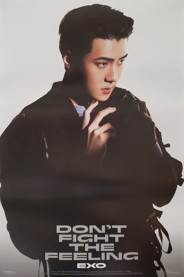 EXO SPECIAL ALBUM DON'T FIGHT THE FEELING (JEWEL CASE VER) Official Poster - Sehun Version