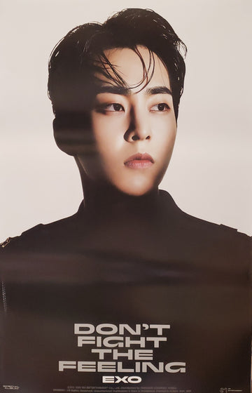 EXO SPECIAL ALBUM DON'T FIGHT THE FEELING (JEWEL CASE VER) Official Poster - Xiumin Version