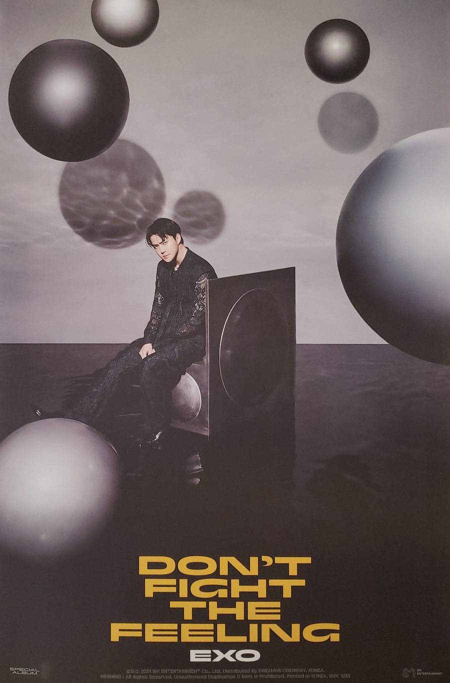 EXO SPECIAL ALBUM DON'T FIGHT THE FEELING (PHOTOBOOK VER 1) Official Poster - Sehun Version