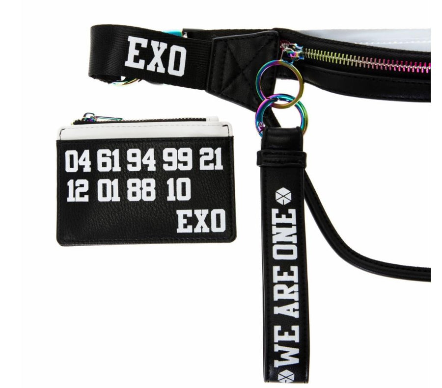 EXO "We Are One" SM Official Fanny Pack with Card Wallet & Keychain