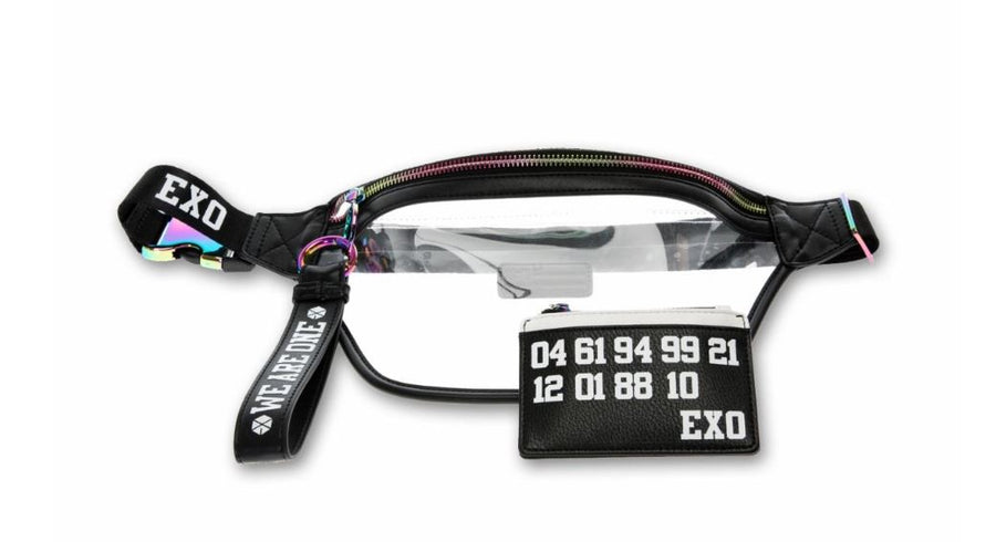 EXO "We Are One" SM Official Fanny Pack with Card Wallet & Keychain