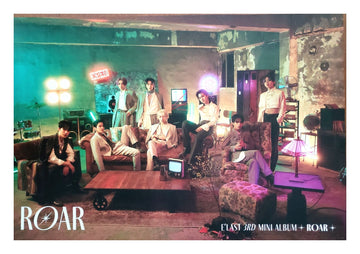 E'Last 3rd Mini Album Roar Official Poster - Photo Concept Gray