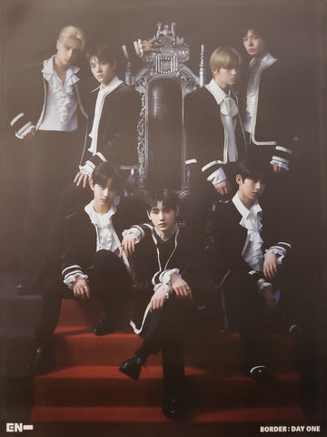 ENHYPEN Album BORDER : DAY ONE Official Poster - Photo Concept Dusk