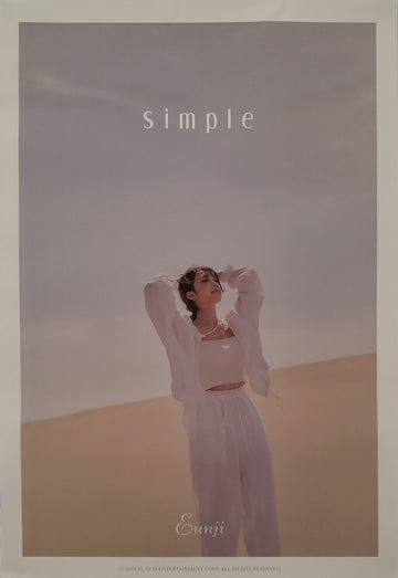 JEONG EUNJI 4th Mini Album Simple Official Poster - Photo Concept