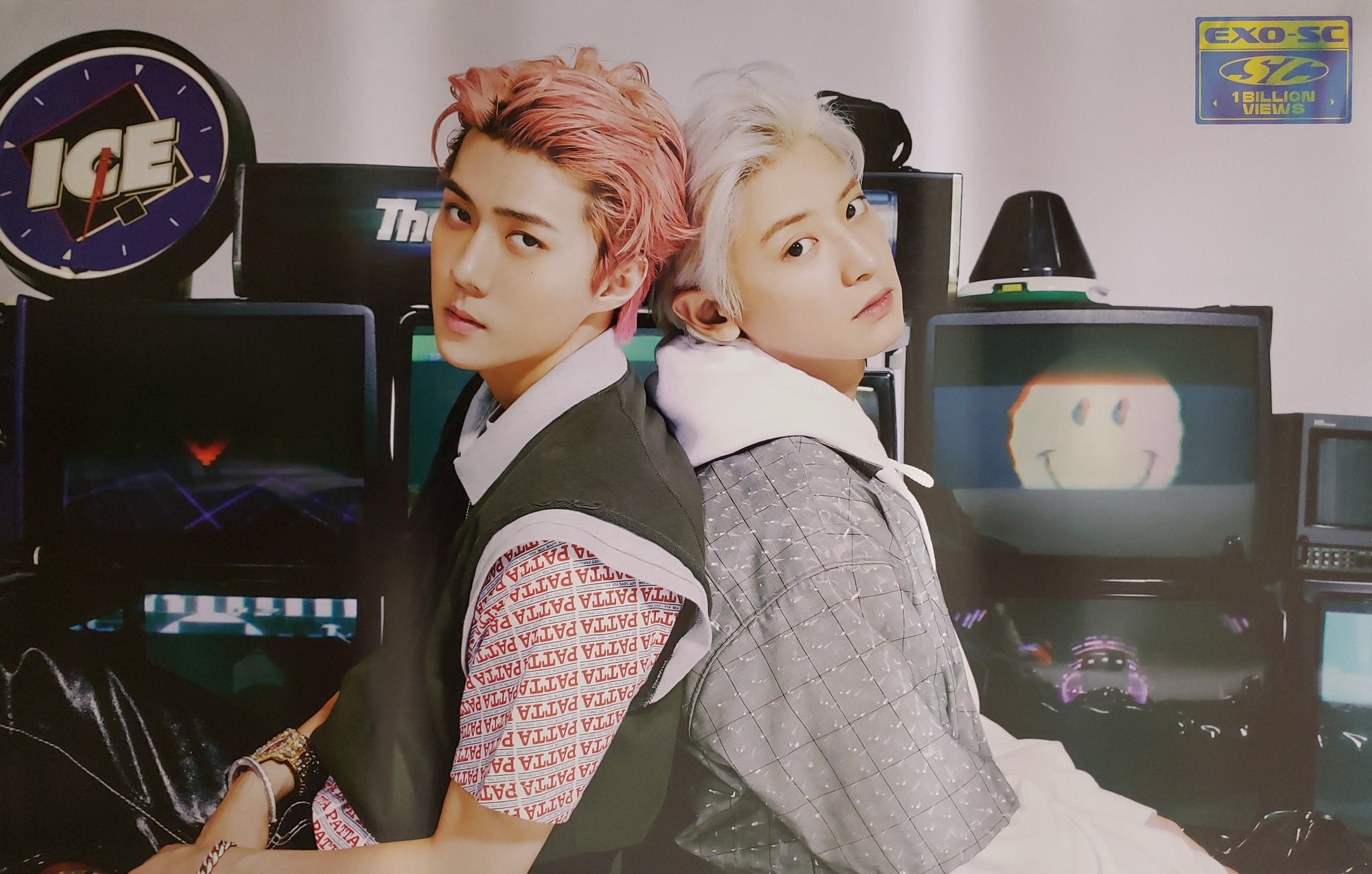 EXO-SC 1st Album 1 Billion Views Official Poster - Photo Concept Paradise