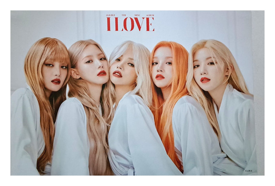 (G)I-DLE 5th Mini Album I love Official Poster - Photo Concept Born