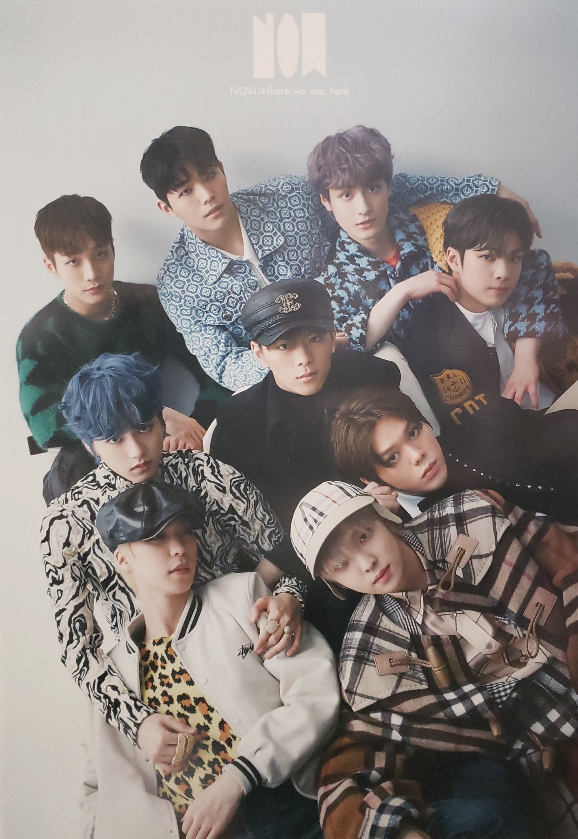 GHOST9 3rd Mini Album NOW : WHERE WE ARE, HERE Official Poster - Photo Concept 1