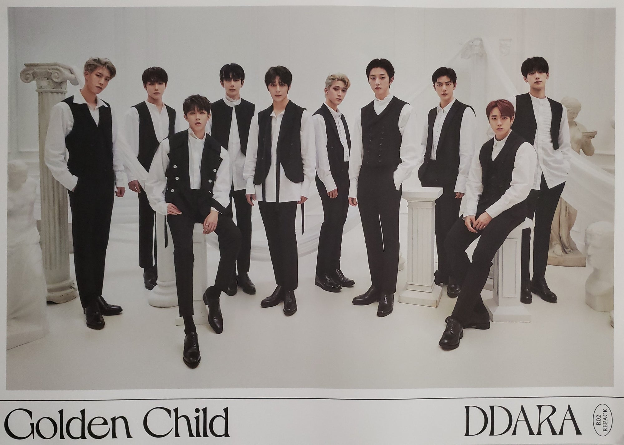 Golden Child 2nd Album Repackage DDARA Official Poster - Photo Concept B