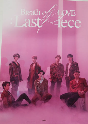GOT7 4th Album Breath of Love : Last Piece Official Poster - Photo Concept 3