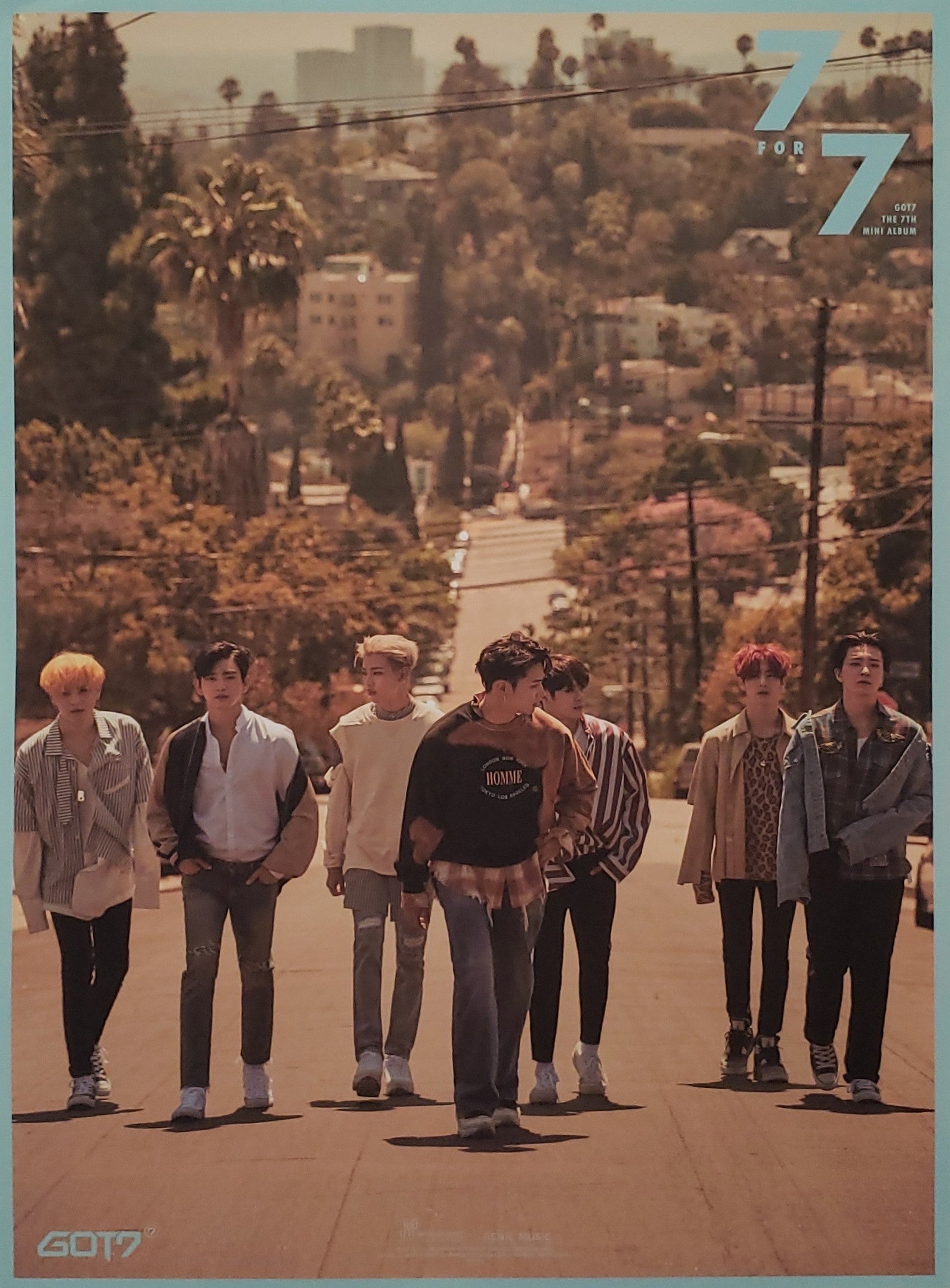 GOT7 Album 7 FOR 7 Official Poster - Magic Hour Version