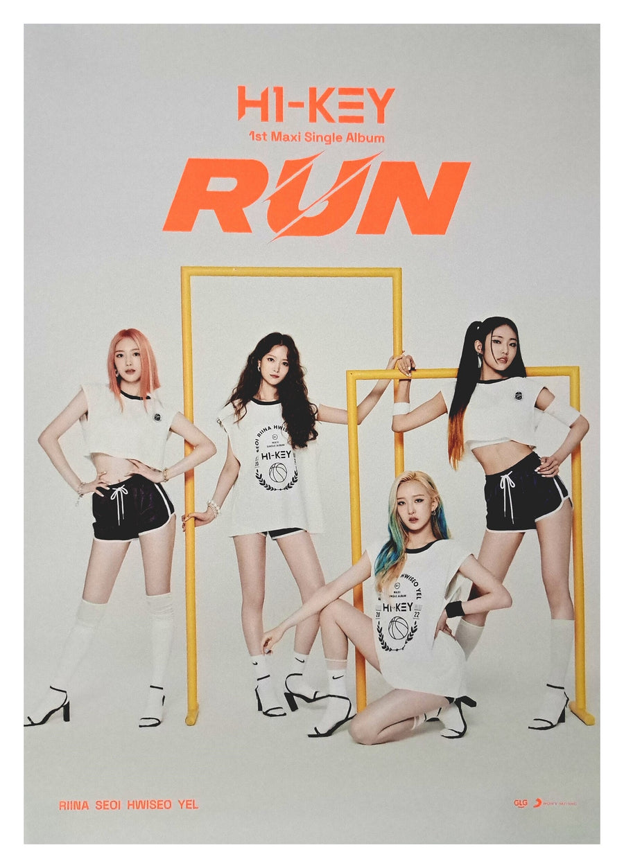 H1-Key 1st Maxi Single Album Run Official Poster - Photo Concept 1
