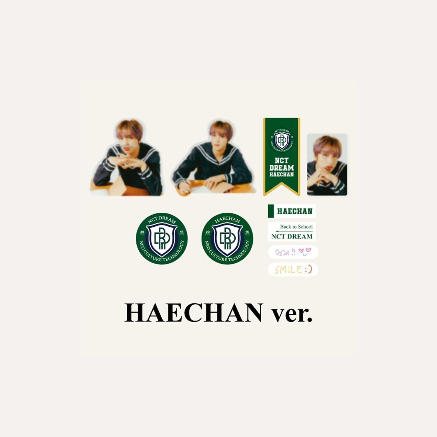 NCT Dream 2021 Back To School Kit - Luggage Sticker + Photocard Set