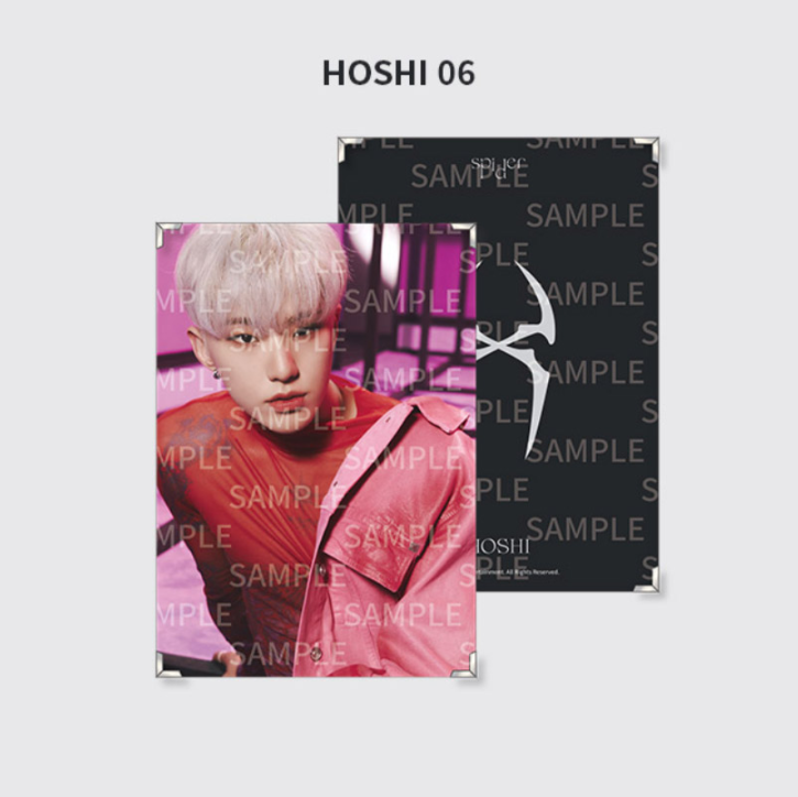 SEVENTEEN HOSHI spider セブチ　ホシ　50枚セット SEVENTEEN HOSHI Mixtape 'Spider' Goods - Premium Photo – Choice