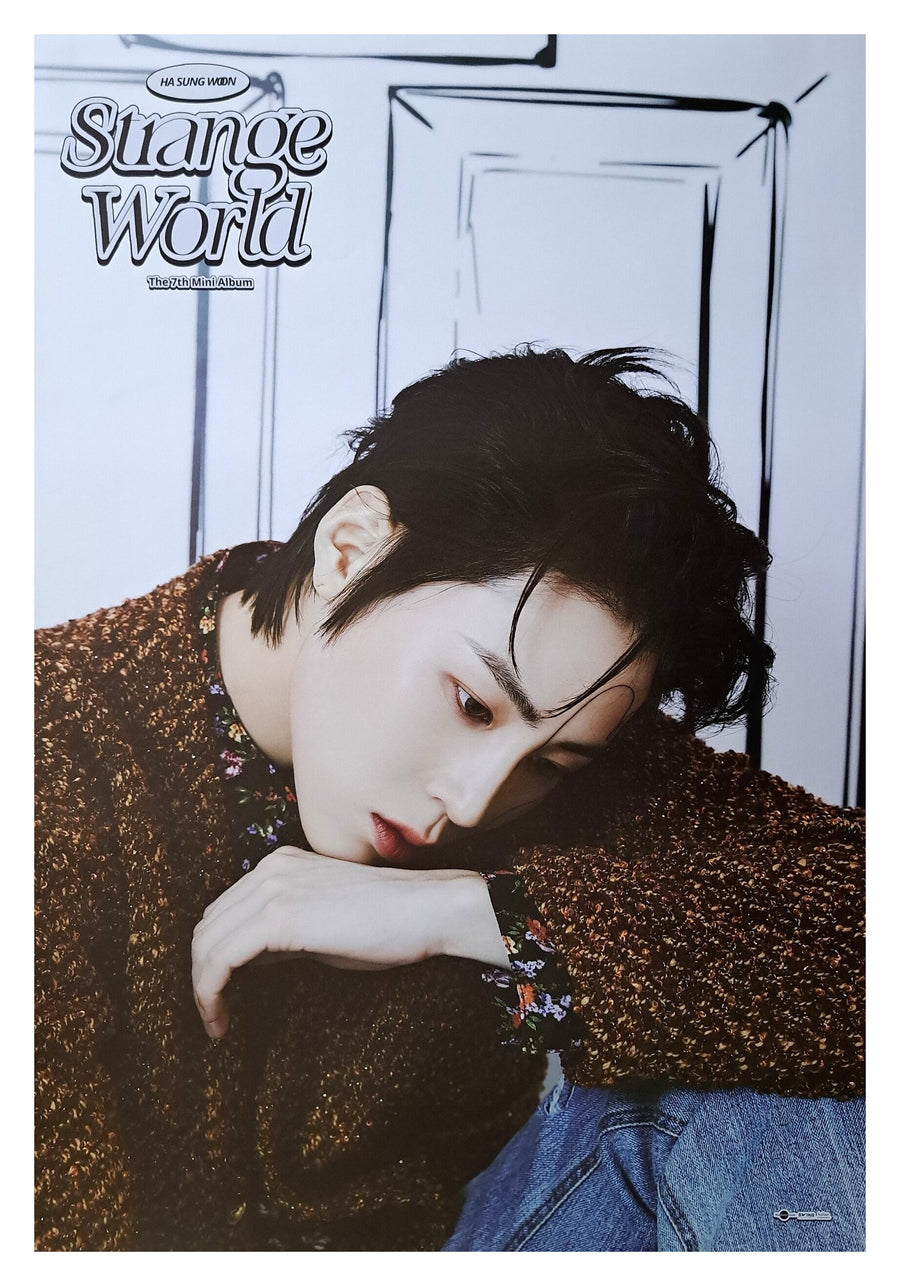 Ha Sung Woon 7th Mini Album Strange World Official Poster - Photo Concept 2D
