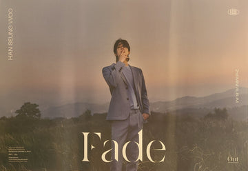 Han Seung Woo 2nd Mini Album Fade Official Poster - Photo Concept Out Version B