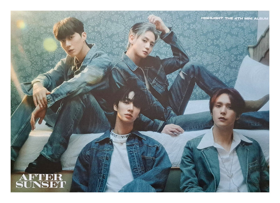 Highlight 4th Mini Album After Sunset Official Poster - Photo Concept Dawn