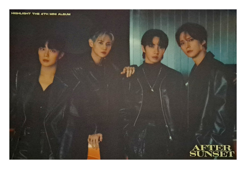 Highlight 4th Mini Album After Sunset Official Poster - Photo Concept ...
