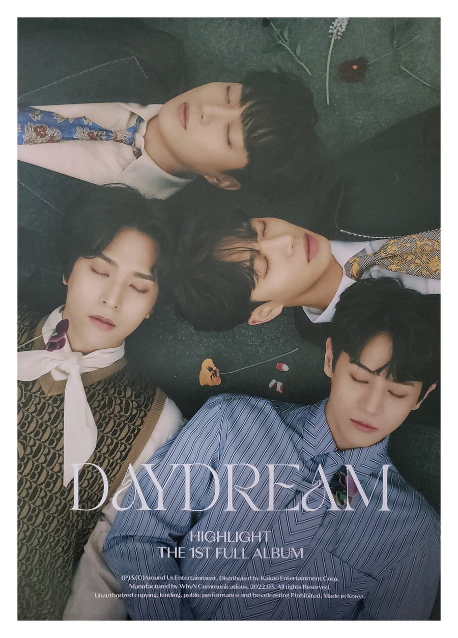 Highlight 1st Album Daydream Official Poster - Photo Concept After the Dream