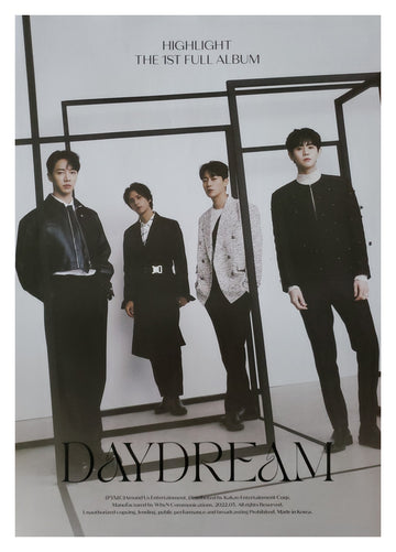 Highlight 1st Album Daydream Official Poster - Photo Concept Before the Dream