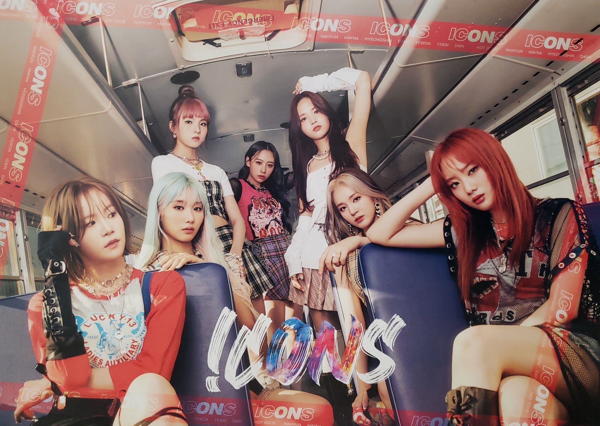 Hot Issue 1st Single Album Icons Official Poster - Photo Concept 1