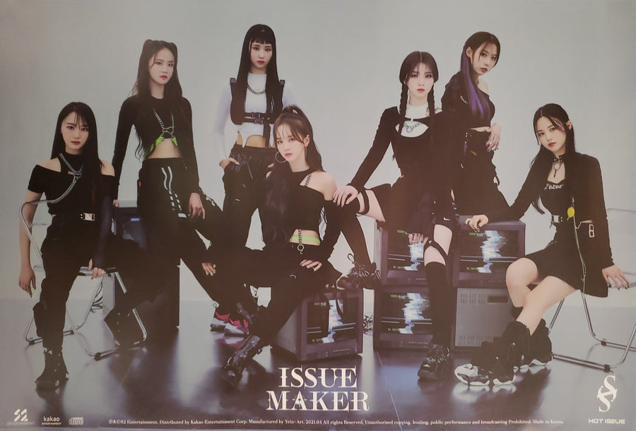 HOT ISSUE 1st Mini Album ISSUE MAKER Official Poster - Photo Concept 2